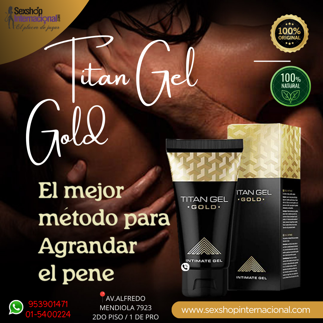 DESARROLLADOR TITAN GEL GOLD ORIGINAL